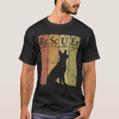 Hond Redder Periodieke Tabel Elementen Hond Reddin T-shirt (Voorkant)
