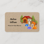 Hond Redding Hond Wandelen Visitekaartje (Voorkant)