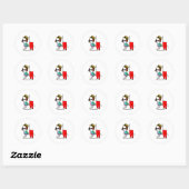 Hond reist naar Hawaii Sticker (Vel)