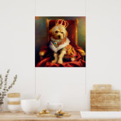 Hond Renaissance King Poster (Keuken)