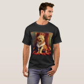 Hond Renaissance King T-shirt (Voorkant volledig)