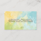 Hond Rennend Logo | Dierenzorg Diensten Visitekaartje (Achterkant)