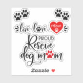 Hond Rescue Pack 2 Vier Individuele Sticker (Vel)