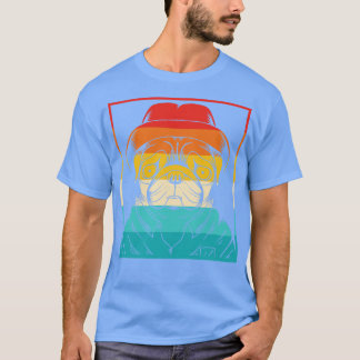 Hond Retro Pug 1 T-shirt
