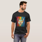 Hond retro t-shirt (Voorkant volledig)