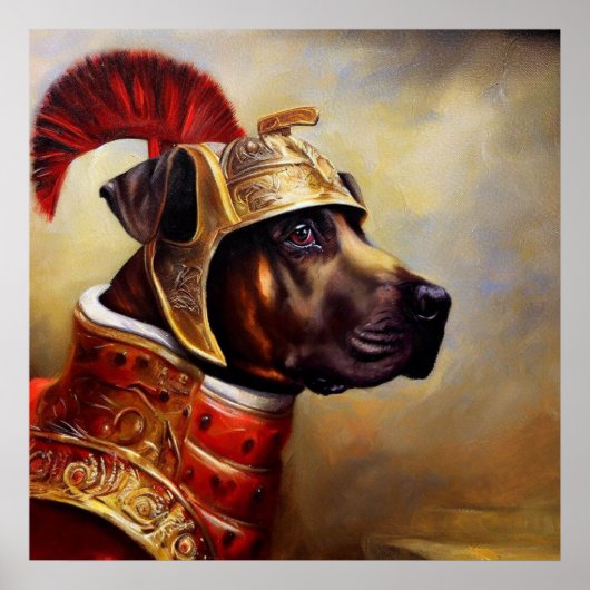 Hond Roman General Poster (Voorkant)