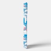 Hond Roze en Blauwe Camouflagepatroon Case-Mate iPhone Case (Achterkant / Rechts)