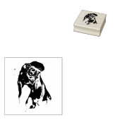 Hond Rubberstempel (Gestempeld)