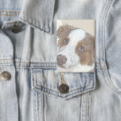Hond, rust, huisdier button (Insitu)