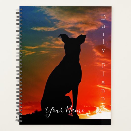 Hond Schaduw Dagelijkse Planner- HAMbWG Planner (Voorkant)