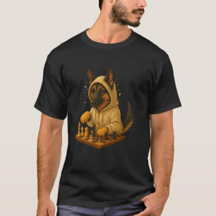 Hond Schaken Grappige Strategie Huisdier Liefhebbe T-shirt