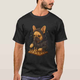 Hond Schaken Grappige Strategie Huisdier Liefhebbe T-shirt