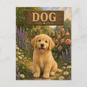 Hond Schattig Baby Verhaalboek Nursery Dier Briefkaart