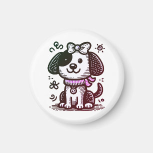 Hond, Schattig, Tekening Magneet