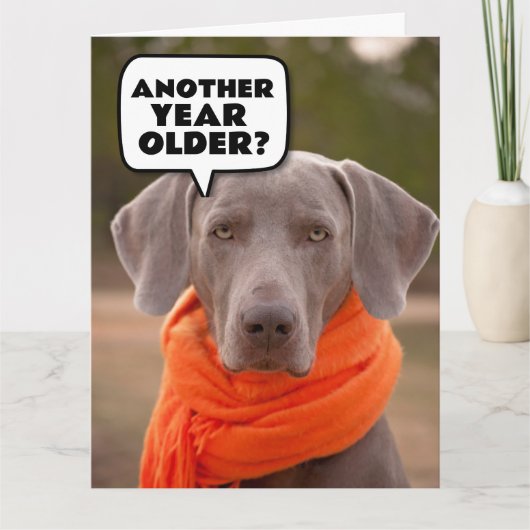 HOND SCHATTIGE GRAPPIG HAPPY BIRTHDAY WENSKAARTEN KAART (Voorkant)