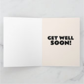 HOND SCHATTIGE KRIJGEN SNEL GOED WENSKAARTEN KAART (Binnen)