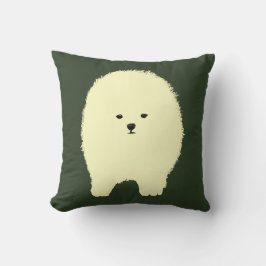 Hond, Schattige Pomeranian, Fluffy Huisdier tekeni Kussen