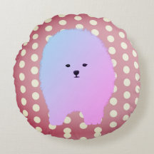 Hond, Schattige Pomeranian Fluffy Pet Pillow