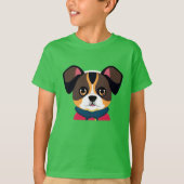HOND SCHATTIGE T-SHIRT (Voorkant)