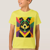 HOND SCHATTIGE T-SHIRT (Voorkant)