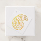 Hond schilderen, schilderen en harten, paisleypatr bedankjes labels (Met doos)