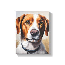 Hond schilderij Muurkunst