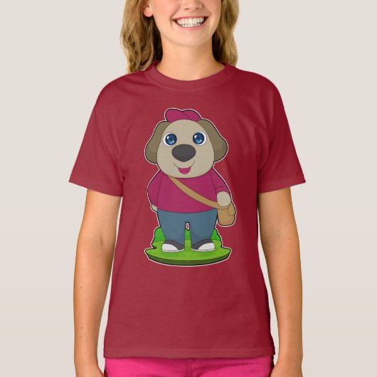 Hond Schoudertas T-shirt (Voorkant)