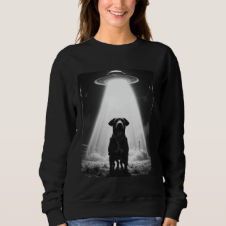 Hond Selfie Met Alien UFO Grappige Mannen Vrouwen Trui