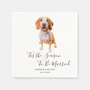 Hond servetten bruiloft
