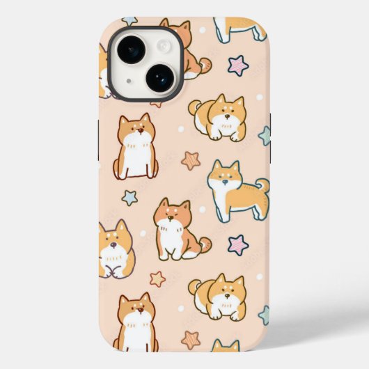 Hond shiba inu Case-Mate iPhone case (Achterkant)