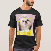 Hond Shih Tzu Digital D9 T-shirt (Voorkant)