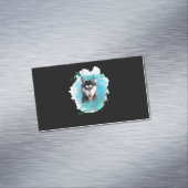 Hond | Siberian Husky Dog Restores My Soul Magnetisch Visitekaartje (Voorbeeld)
