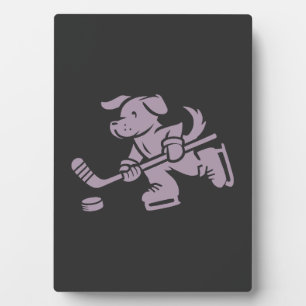 Hond Silhouet Golden Retriever Labrador Hockey Fotoplaat