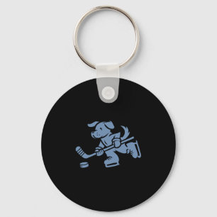 Hond Silhouet Golden Retriever Labrador Hockey Sleutelhanger