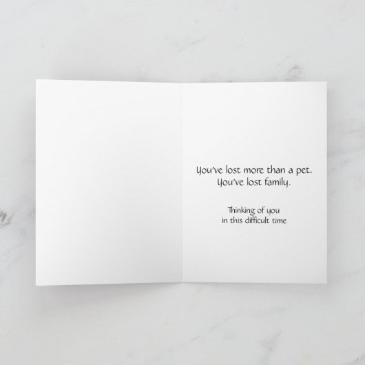 Hond silhouet regenboog foto huisdier sympathie ka feestdagen kaart (Binnen)