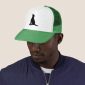 Hond Silhouet Trucker Pet (In situ)