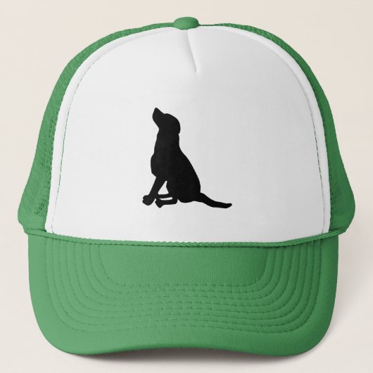 Hond Silhouet Trucker Pet (Voorkant)