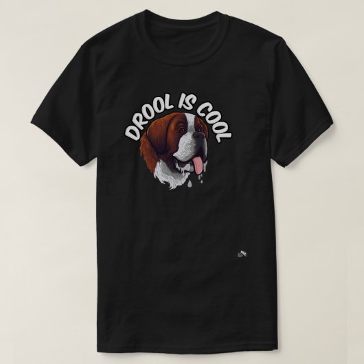 Hond Sint Bernard Drool is Cool Sint Bernard Droo T-shirt (Design voorkant)