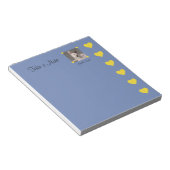 Hond Sjabloon Notitieblok (Schuin)