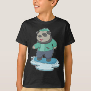 Hond Snowboarden Wintersporten T-shirt