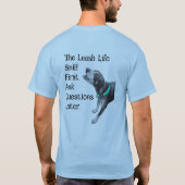 Hond: Snuffel Eerst T-shirt (Achterkant)