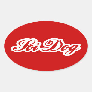 HOND SOI OVALE STICKER