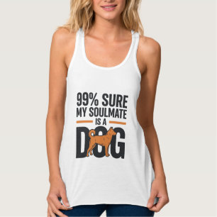 Hond Soulmate Grappige Vintage Gravure T-Shirt Ont