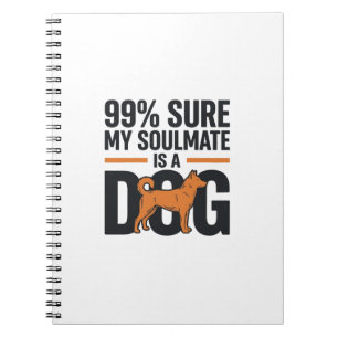 Hond Soulmate Grappige Vintage Gravure T-Shirt Ont Notitieboek