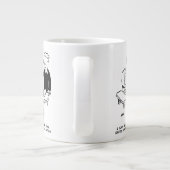 Hond speelt computerspellen. Grappig Grote Koffiekop (Achterkant)