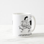 Hond speelt computerspelletjes koffiemok (Voorkant rechts)