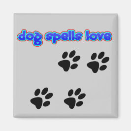 Hond Spelt Liefde Magneet