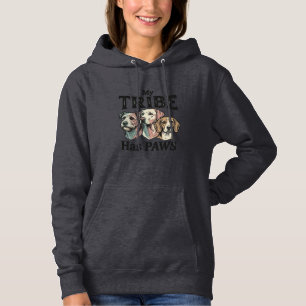 Hond Stam heeft poten Vintage Gravure Ontwerp_1 Hoodie
