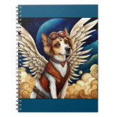 Hond steampunk vleugels notitieboek (Voorkant)