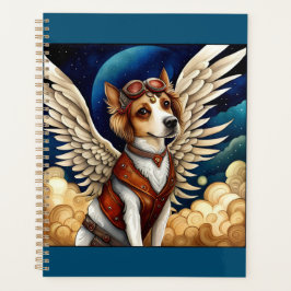 Hond steampunk vleugels planner